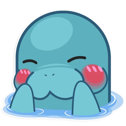 ☺ Стикер «Ohhh Manatee!» для Telegram