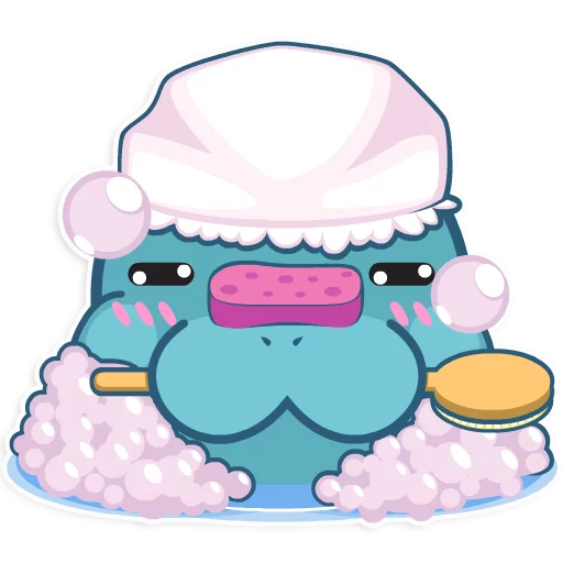 🛀 Стикер «Ohhh Manatee!» для Telegram