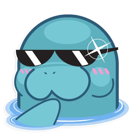 😎 Стикер «Ohhh Manatee!» для Telegram