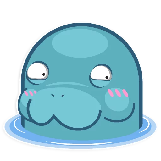 😧 Стикер «Ohhh Manatee!» для Telegram