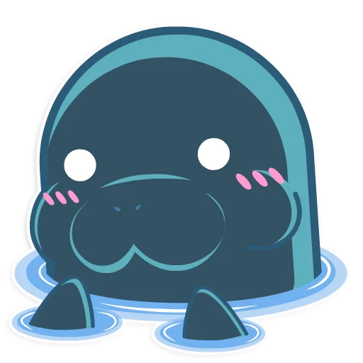 😵 Стикер «Ohhh Manatee!» для Telegram