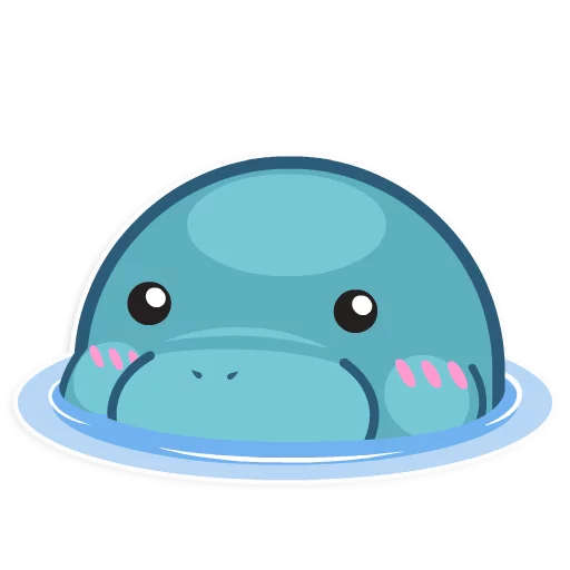 😊 Стикер «Ohhh Manatee!» для Telegram