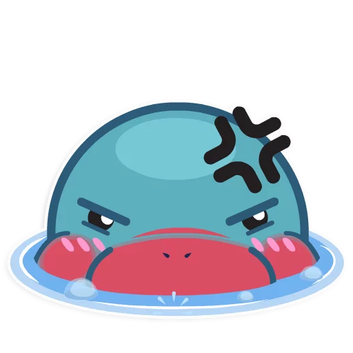 😡 Стикер «Ohhh Manatee!» для Telegram