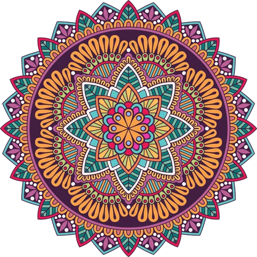 🎨 Стикер «Mandala Art» для Telegram
