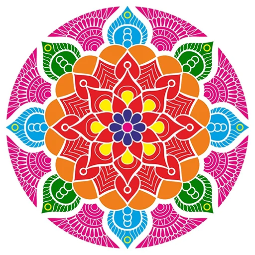 🎨 Стикер «Mandala Art» для Telegram