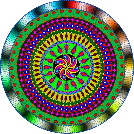 🎨 Стикер «Mandala Art» для Telegram