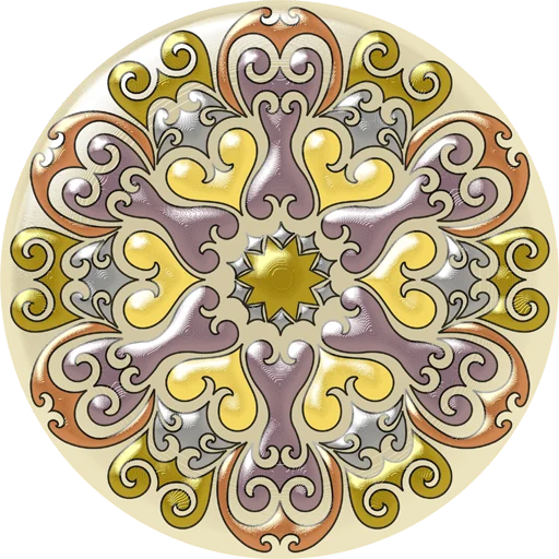 🎨 Стикер «Mandala Art» для Telegram