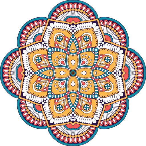 🎨 Стикер «Mandala Art» для Telegram