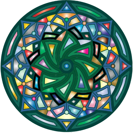 🎨 Стикер «Mandala Art» для Telegram
