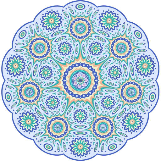🎨 Стикер «Mandala Art» для Telegram