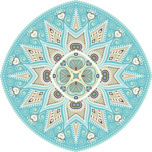 🎨 Стикер «Mandala Art» для Telegram