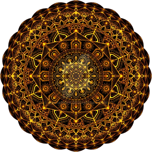 🎨 Стикер «Mandala Art» для Telegram