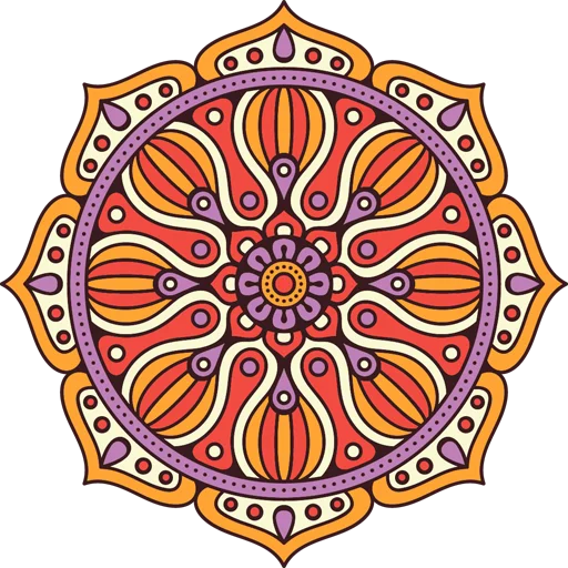 🎨 Стикер «Mandala Art» для Telegram