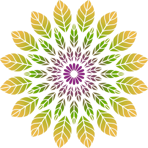 🎨 Стикер «Mandala Art» для Telegram
