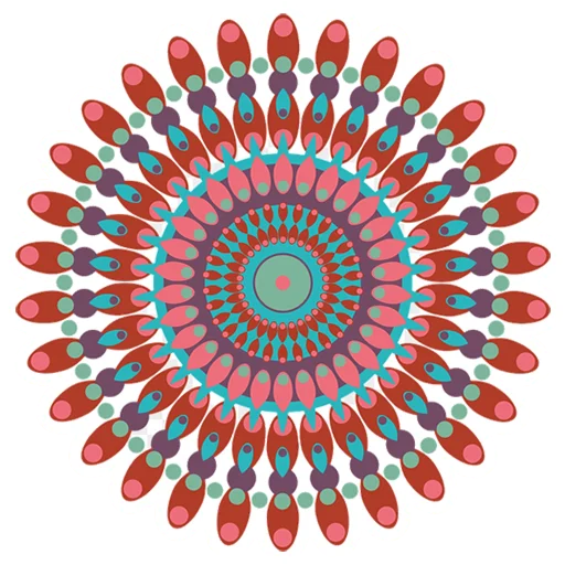 🎨 Стикер «Mandala Art» для Telegram