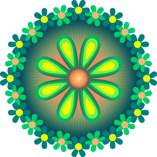 🎨 Стикер «Mandala Art» для Telegram