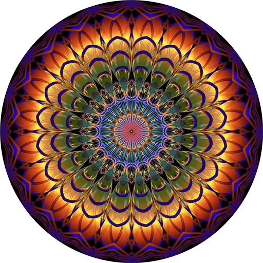 🎨 Стикер «Mandala Art» для Telegram