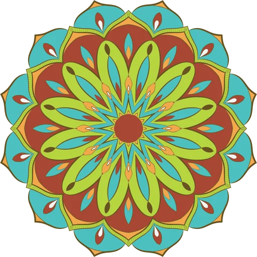 🎨 Стикер «Mandala Art» для Telegram