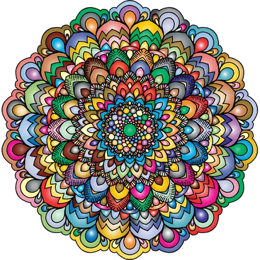🎨 Стикер «Mandala Art» для Telegram