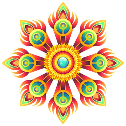 🎨 Стикер «Mandala Art» для Telegram