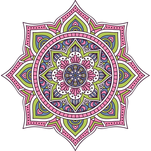 🎨 Стикер «Mandala Art» для Telegram
