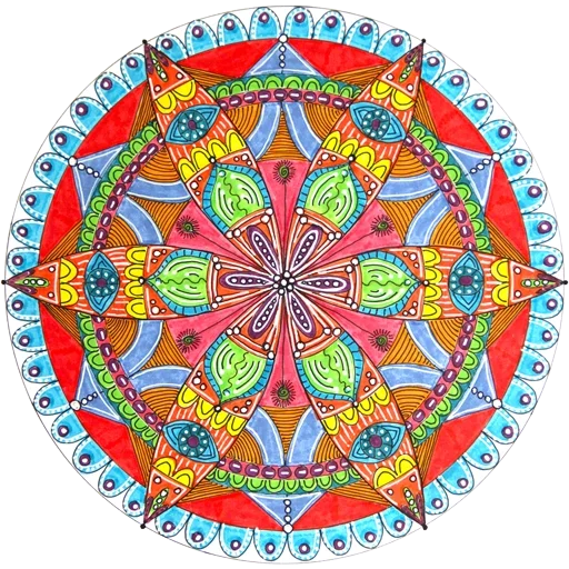 🎨 Стикер «Mandala Art» для Telegram