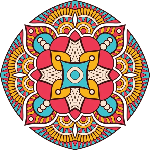 🎨 Стикер «Mandala Art» для Telegram