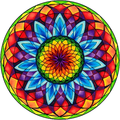 🎨 Стикер «Mandala Art» для Telegram