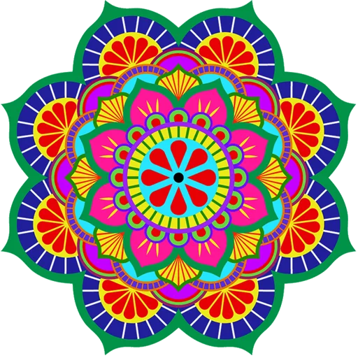 🎨 Стикер «Mandala Art» для Telegram