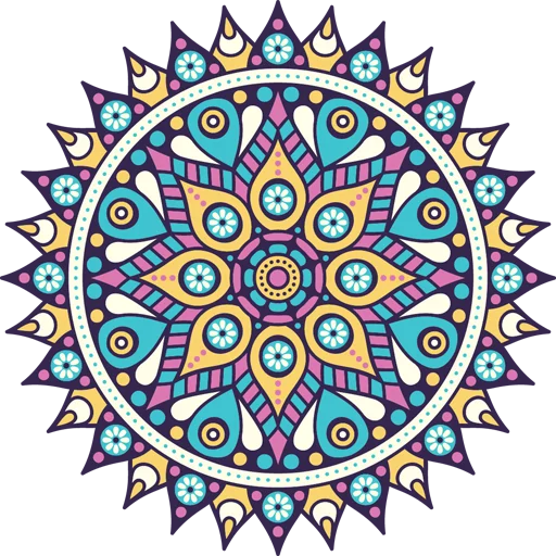 🎨 Стикер «Mandala Art» для Telegram