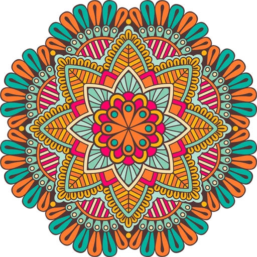 🎨 Стикер «Mandala Art» для Telegram