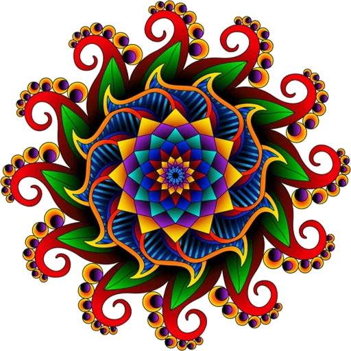 🎨 Стикер «Mandala Art» для Telegram