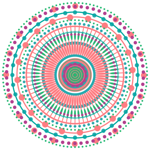 🎨 Стикер «Mandala Art» для Telegram
