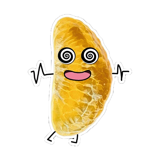 🥴 Стикер «Мандарин» для Telegram
