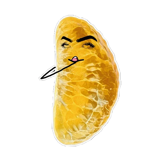 🤔 Стикер «Мандарин» для Telegram