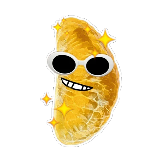 😎 Стикер «Мандарин» для Telegram