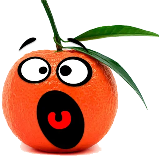 😯 Стикер «Mandarin» для Telegram