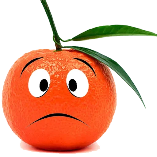 🙁 Стикер «Mandarin» для Telegram