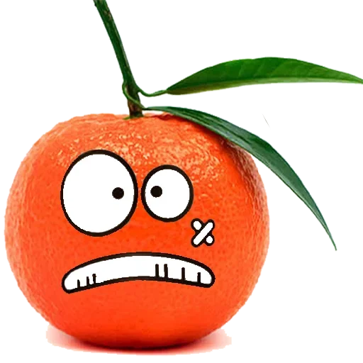 😕 Стикер «Mandarin» для Telegram
