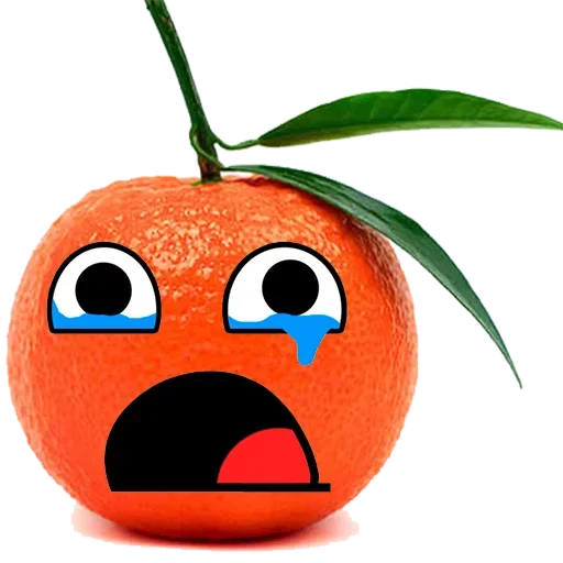 😥 Стикер «Mandarin» для Telegram