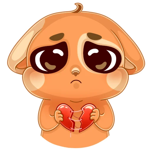 💔 Стикер «Мандариновый кот» для Telegram
