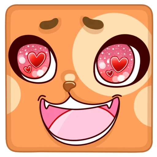 😍 Стикер «Мандариновый кот» для Telegram