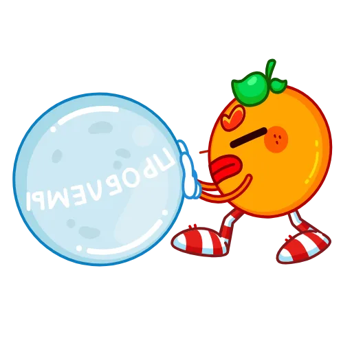 🤩 Стикер «Мандариныч» для Telegram