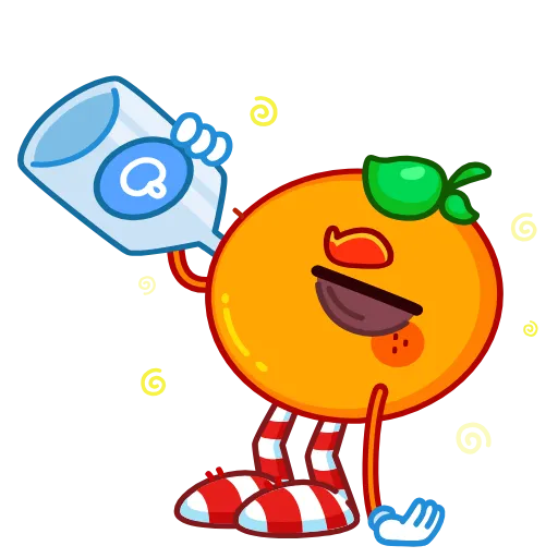 🤩 Стикер «Мандариныч» для Telegram