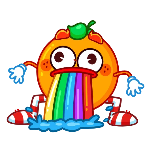 🤩 Стикер «Мандариныч» для Telegram