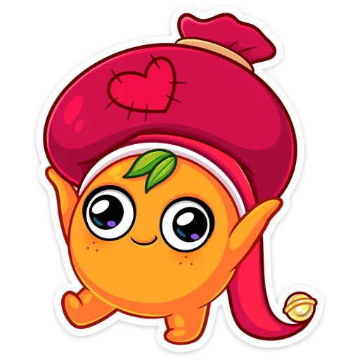 🎁 Стикер «Мандаринка» для Telegram
