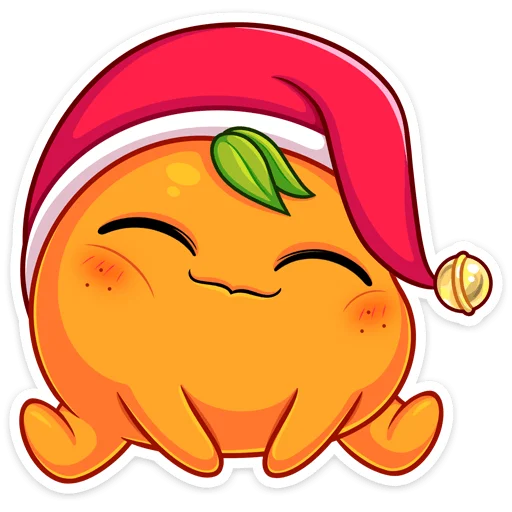☺️ Стикер «Мандаринка» для Telegram