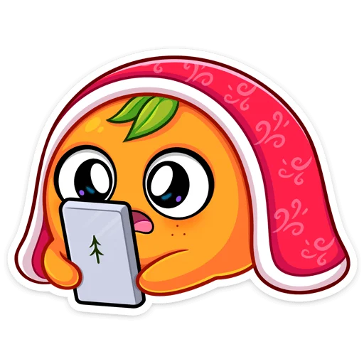 📲 Стикер «Мандаринка» для Telegram