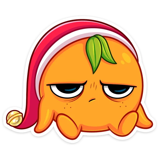 😒 Стикер «Мандаринка» для Telegram