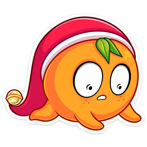 😦 Стикер «Мандаринка» для Telegram